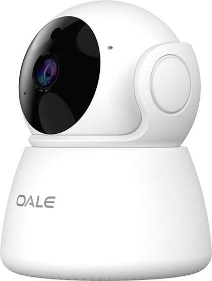 🔐 Caméra de Surveillance OALE iHome 01+ – Vision 360°, Audio Bidirectionnel, HD 1080p, Détection de Mouvement & Vision Nocturne