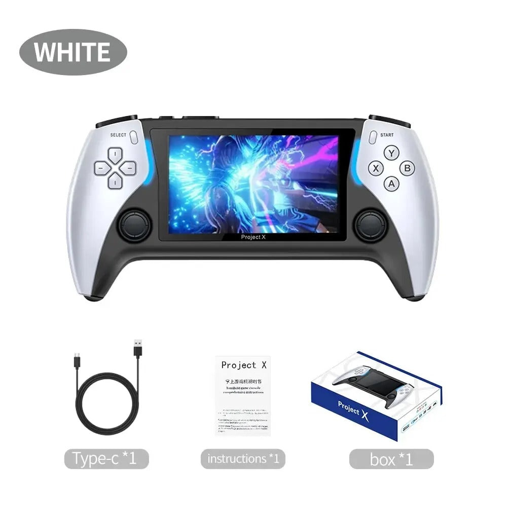 đź Console de Jeu Portable Project X â Ăcran HD 5", 2 Go RAM, HDMI & 10 000+ Jeux Inclus
