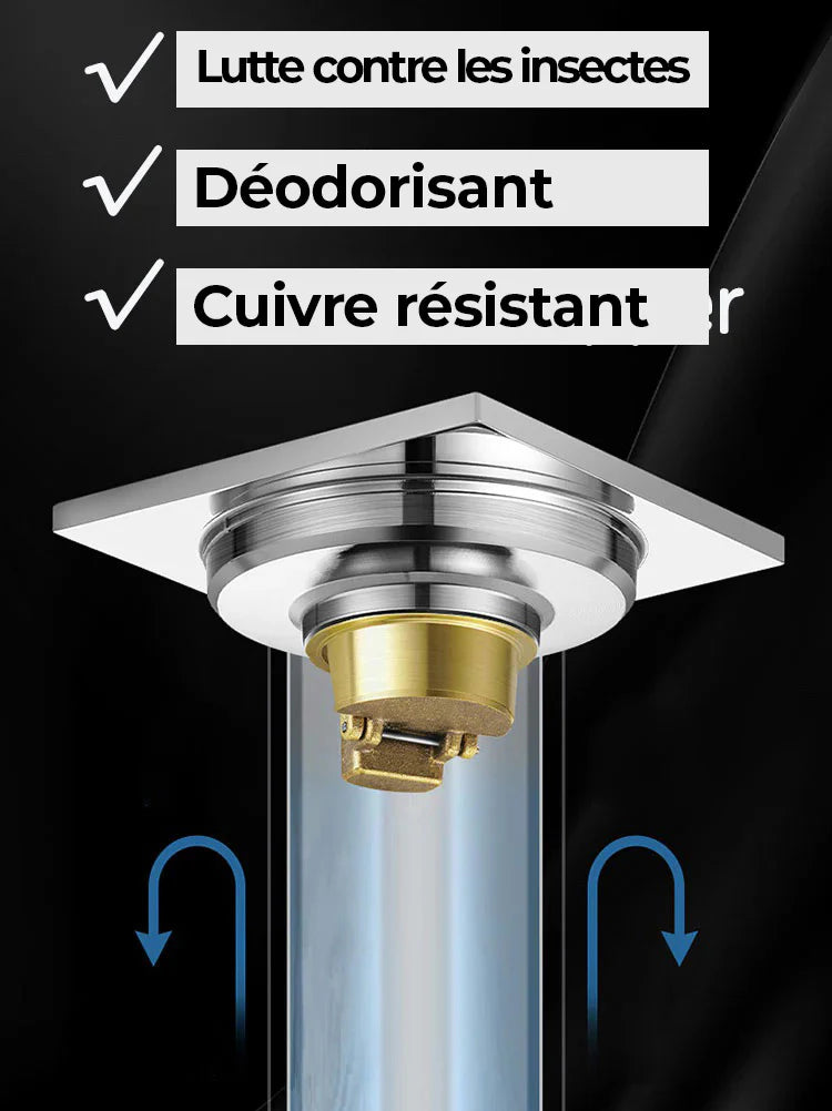 Pack de 2 bouchons anti-odeur pour toilettes, prévention des insectes et désodorisation