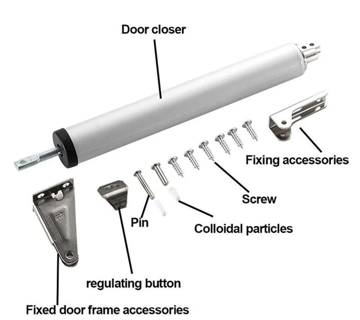 Ferme-Porte Automatique Pneumatique – Fermeture Douce et Sécurisée