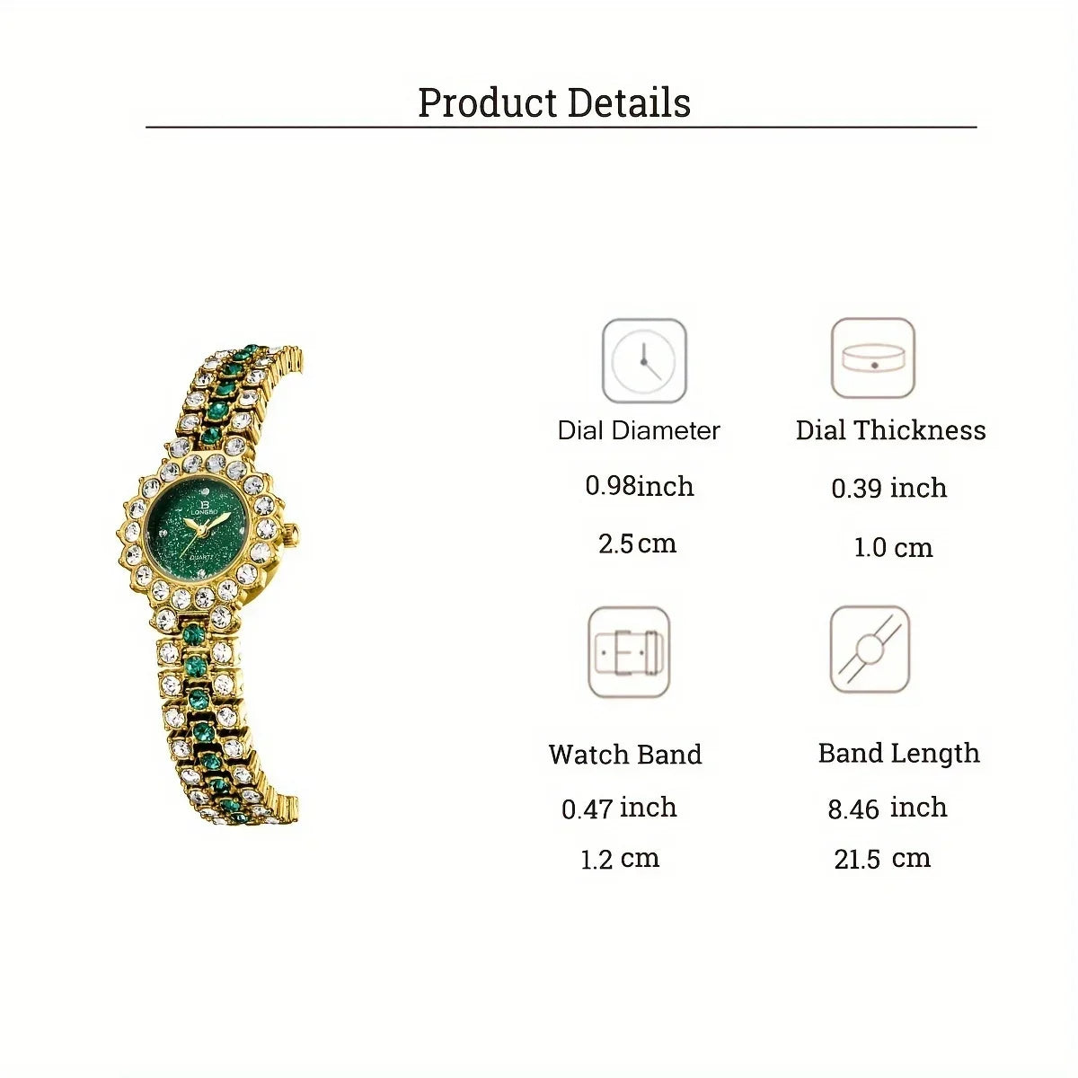 Coffret Montre & Bijoux "Émeraude Royale" – Élégance et Raffinement Inégalés!