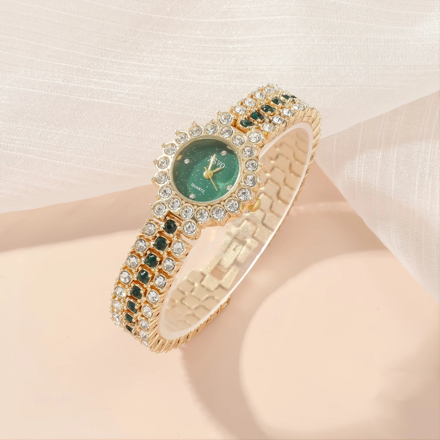 Coffret Montre & Bijoux "Émeraude Royale" – Élégance et Raffinement Inégalés!