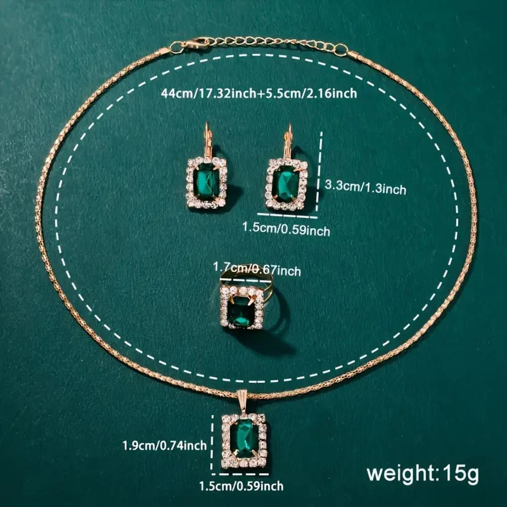 Pack Montre & Bijoux Emeraude – L’élégance intemporelle du vintage