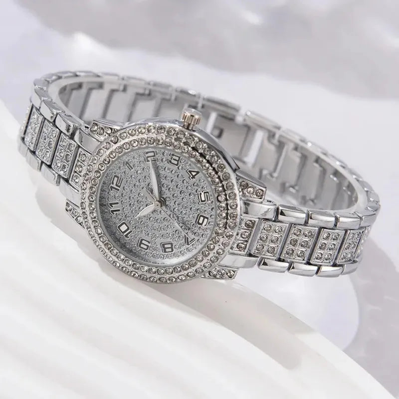 Coffret Montre & Bijoux "Brillance Éternelle" – Élégance et Luxe Intemporel