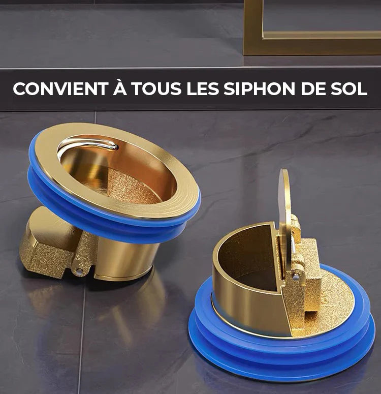 Pack de 2 bouchons anti-odeur pour toilettes, prévention des insectes et désodorisation
