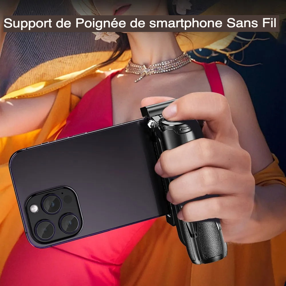 Trépied Smartphone Pro 360° avec Télécommande & Charge USB-C