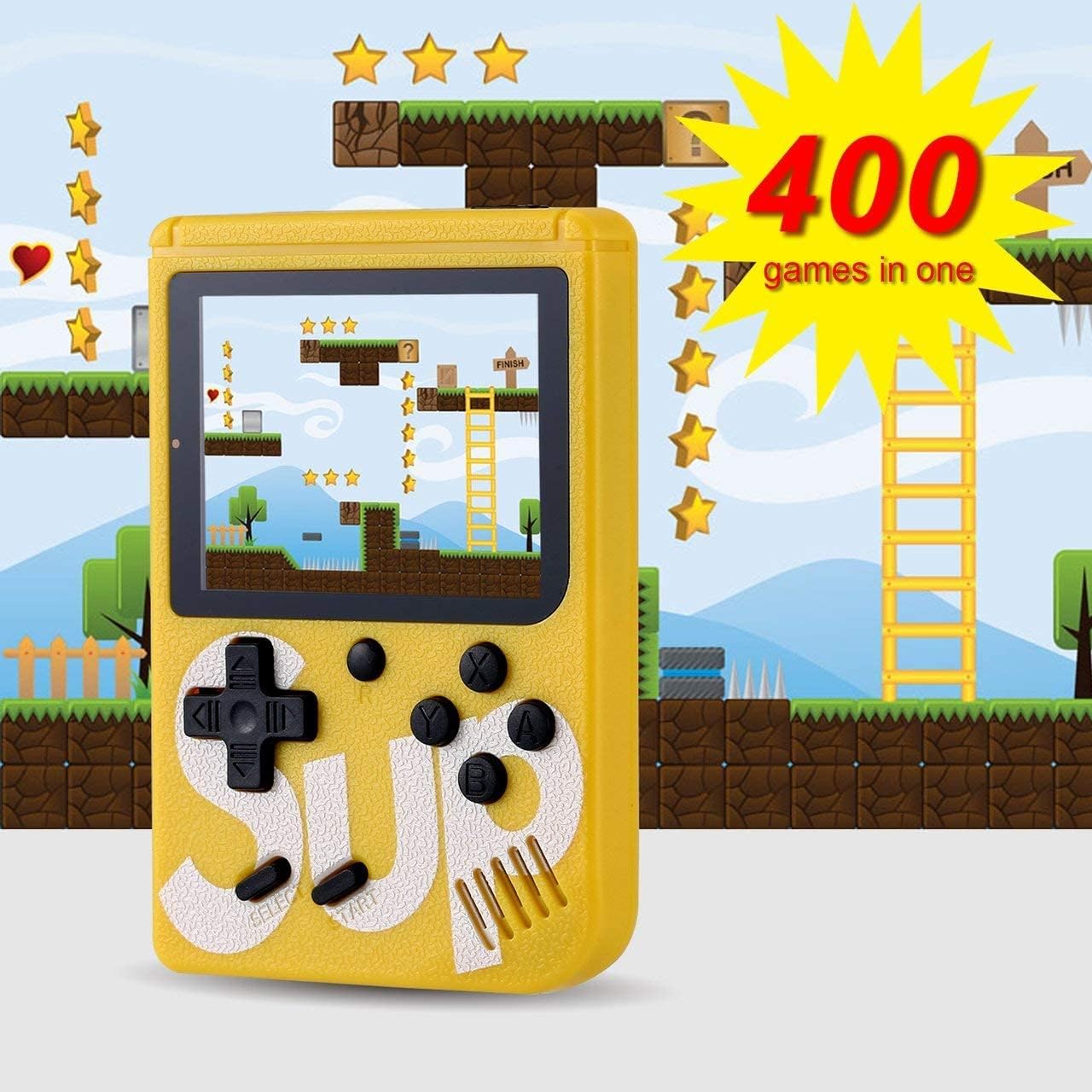 đź Console Sup GameBox Plus â 400 Jeux RĂ©tro IntĂ©grĂ©s (Rechargeable + Compatible TV)