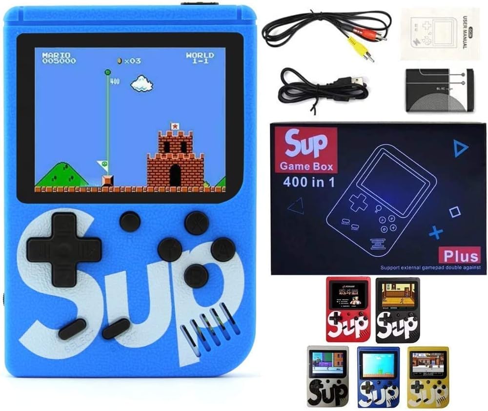 đź Console Sup GameBox Plus â 400 Jeux RĂ©tro IntĂ©grĂ©s (Rechargeable + Compatible TV)
