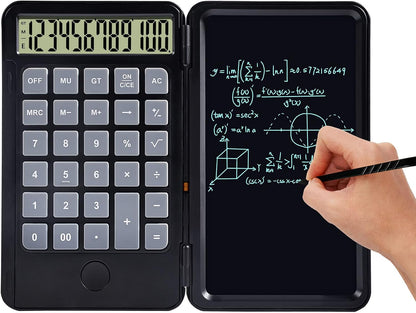 Calculatrice avec Tablette d'Écriture – Calculez, Notez, Effacez en Un Geste !