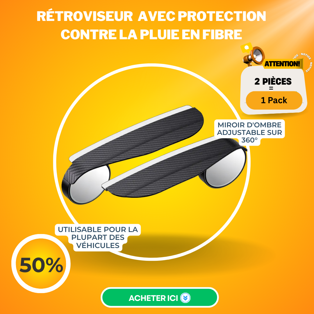 Miroir d’Angle Mort pour Rétroviseur Super Car’s (2 Pièces)