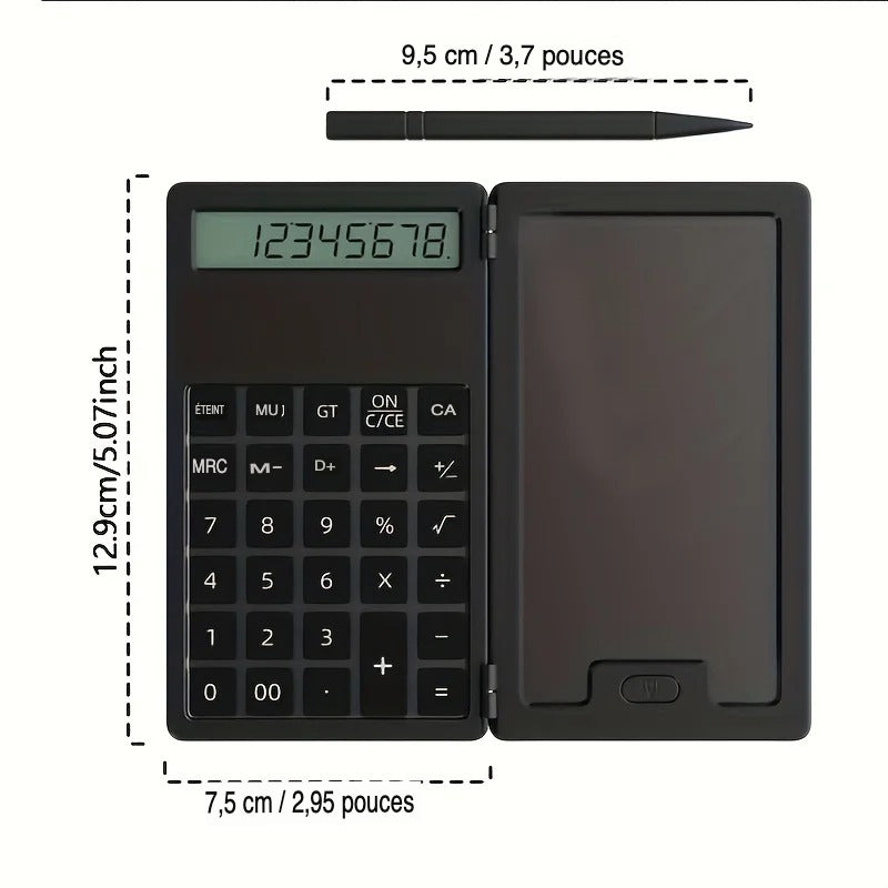 Calculatrice avec Tablette d'Écriture – Calculez, Notez, Effacez en Un Geste !