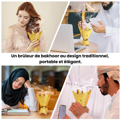 Brûleur de Bakhour Électronique avec Haut-Parleur Coran – Offre Ramadan Disponible à Conakry !