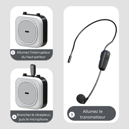 Amplificateur Sonore Premium pour Mosquée, Conférences, Classes d'école et Cérémonies