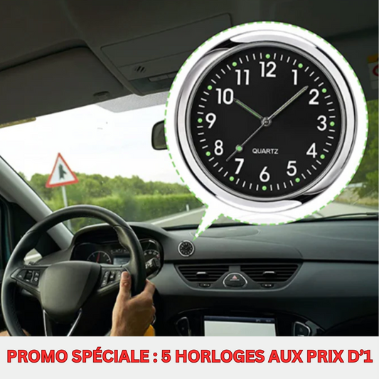 Pack de 5 Mini Horloges de luxe de voiture