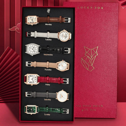 Coffret 7 Montres Elégantes de Luxe Pour Femmes