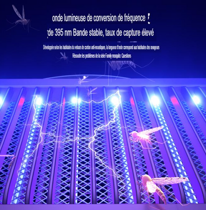 💡 Lampe LED Anti-Moustique Murale Électrique – Tueur de Moustiques Intérieur/Extérieur | Solution Anti-Parasitaire Écologique Abidjan 🦟✨