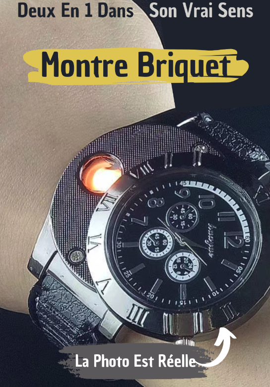 Montre Briquet 2 em 1