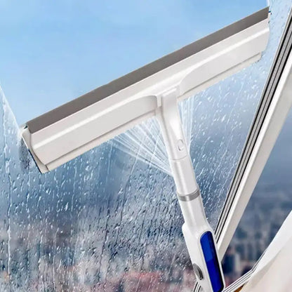 Nettoyeur de Vitres 3-en-1 – Gratte, Lave et Sèche en Un Seul Geste !
