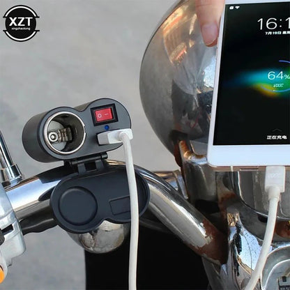 Chargeur de Téléphone Portable & Allume-Cigare Moto – Restez Connecté en Toute Simplicité ! 🔋🏍️
