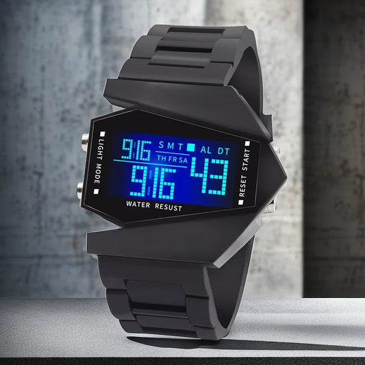 Montre Numérique de Luxe – Élégance Moderne et Technologie au Poignet