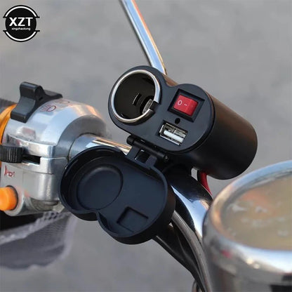 Chargeur de Téléphone Portable & Allume-Cigare Moto – Restez Connecté en Toute Simplicité ! 🔋🏍️